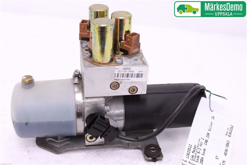 Convertible roof motor