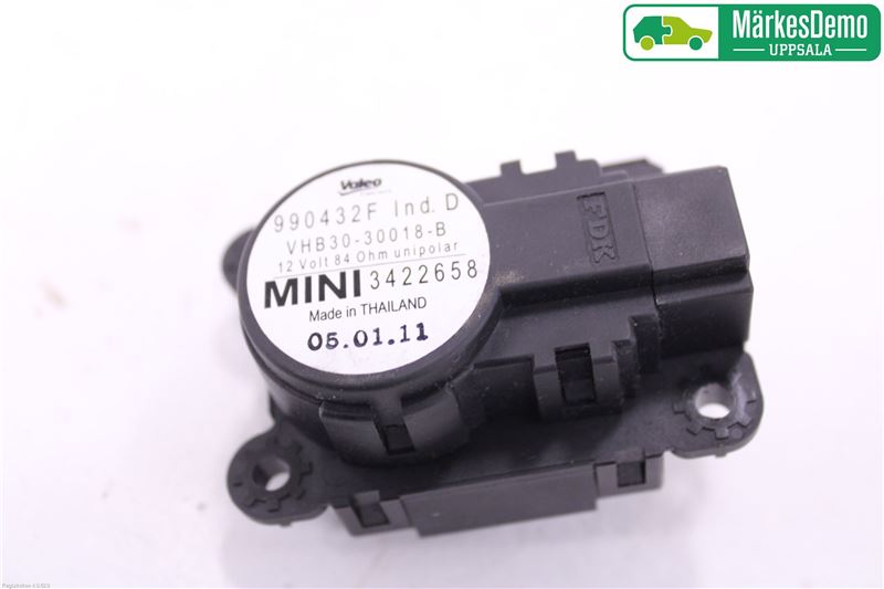 AC air flow flap actuator motor