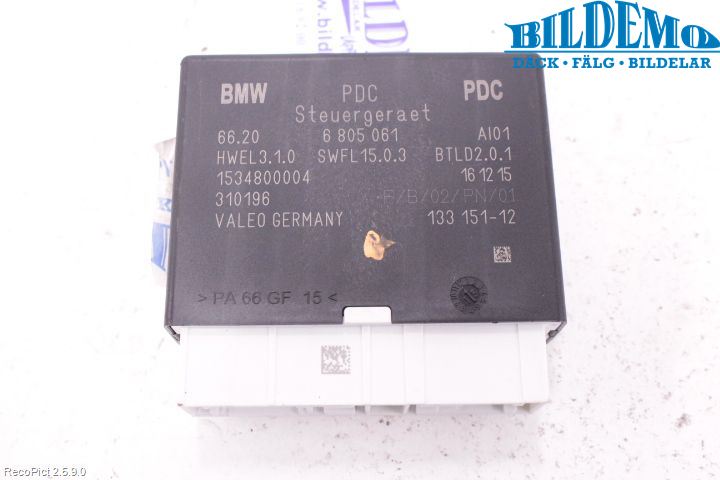 Pdc kontrollenhet (parkeringsavstandskontroll ) BMW X6 (F16, F86)