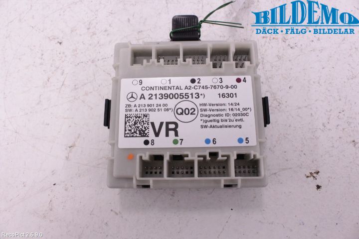 A2139005513 : Styreenhed - dør og Komfort computer - Autoparts24