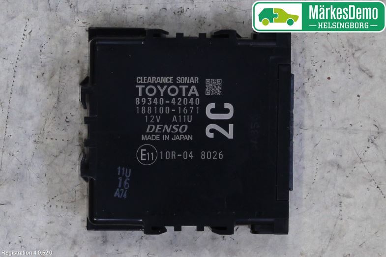 Pdc styreenhed (park distance control) TOYOTA RAV 4 IV (_A4_)
