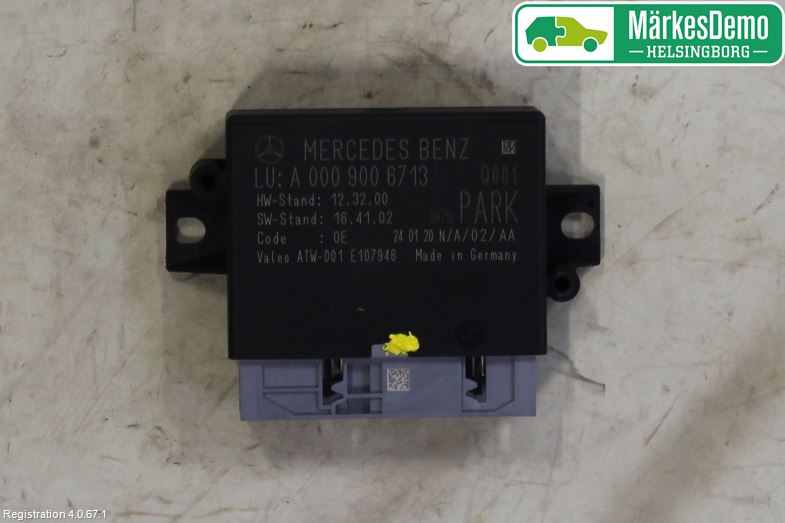 Pdc control unit (park distance control) MERCEDES-BENZ VITO Box (W447)