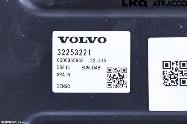 Volvo XC60 II (246) Engine control unit (ECU) 32253221, 36003275
