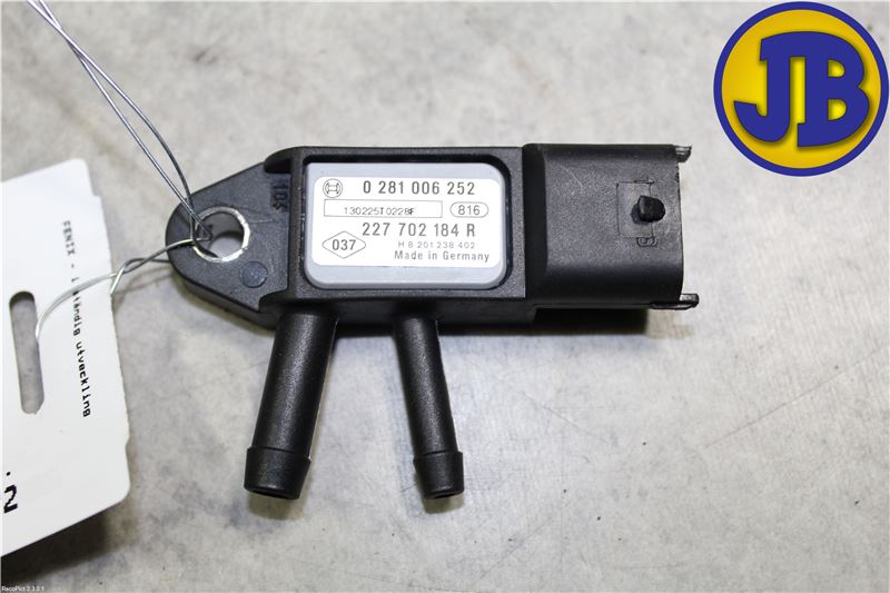227701454R : Sensor temperatur / tryk - udstødning og Vakuumventil ...