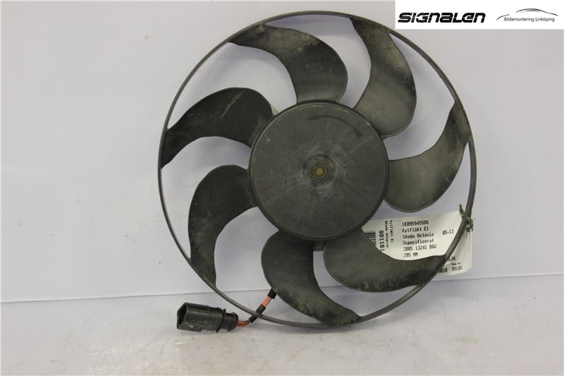 Radiator fan electrical SKODA OCTAVIA II (1Z3)