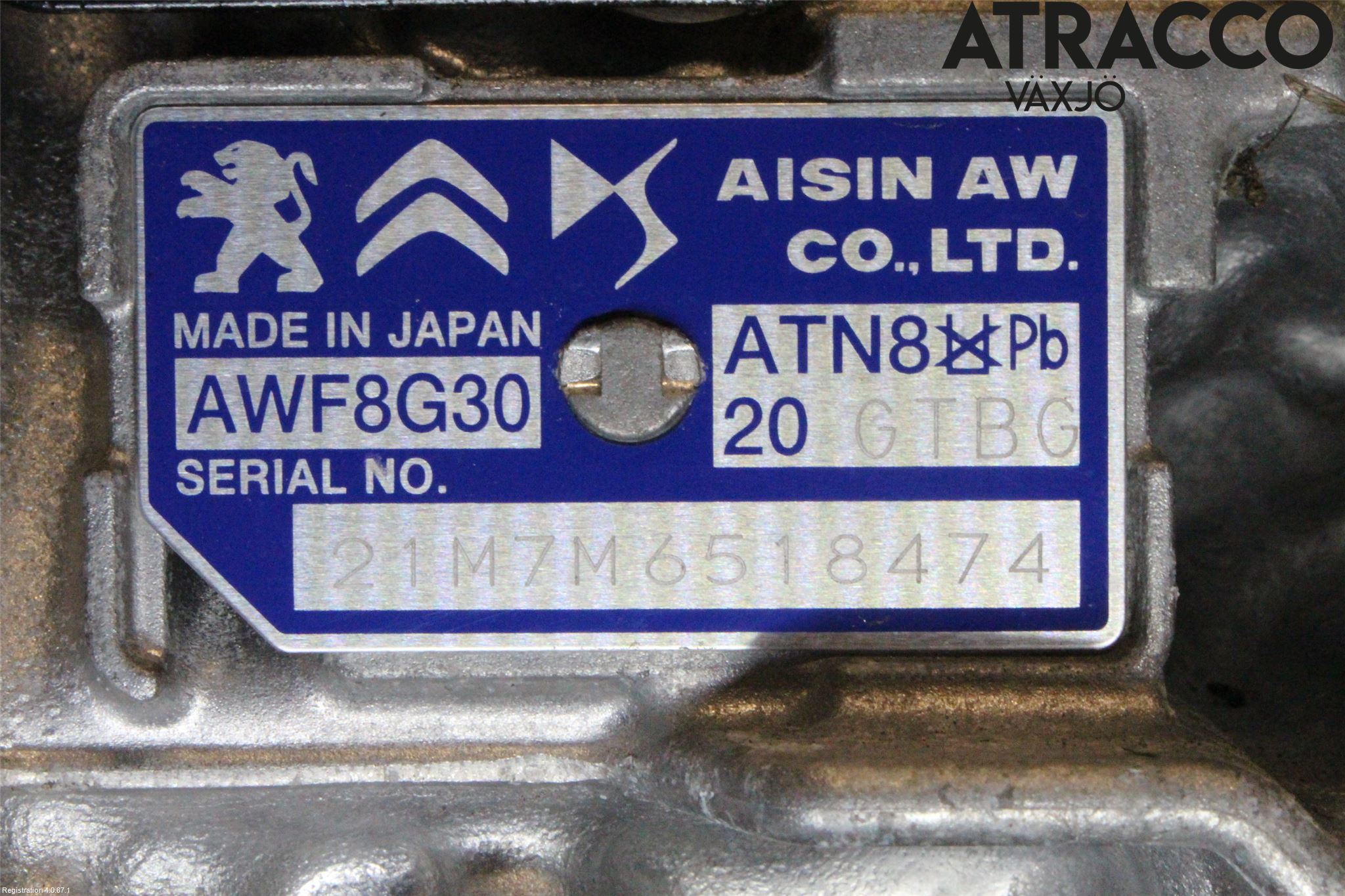 Peugeot 3008 SUV (M_) Automatic gearbox 9834910080, 98 387