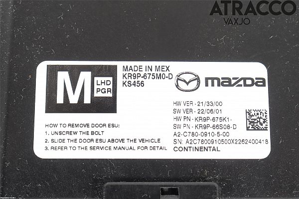 Steuergerät Tür MAZDA CX-60 (KH_)