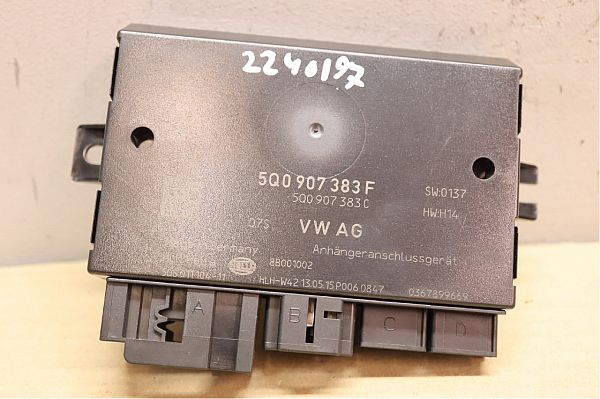 Tow bar trailer control module
