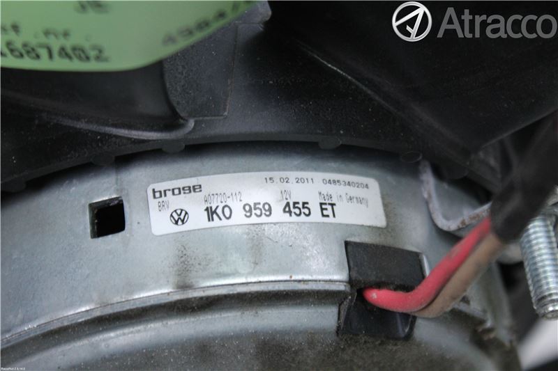 Radiator fan electrical VW TIGUAN (5N_)