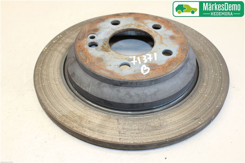 ATE Bremsscheibe Voll Hinten Rechts Links für Mazda 6 (24.0110-0421.1