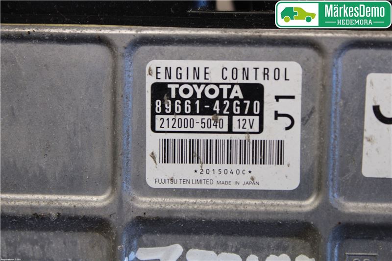 Toyota RAV 4 III (_A3_) Engine control unit (ECU) 89661-42G72