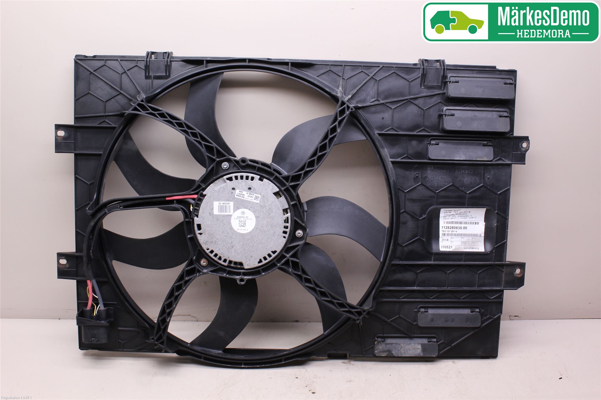 ORIGINAL KÜHLERGEBLÄSE ELEKTRISCH VW MULTIVAN Mk V (7HM, 7HN, 7HF, 7EF