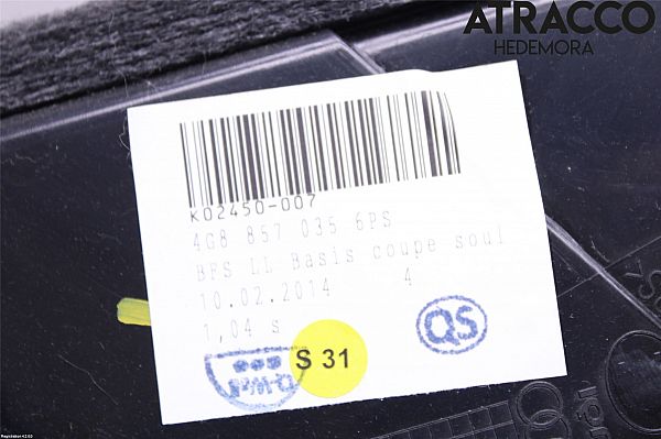 boite à gants AUDI A7 Sportback (4GA, 4GF)