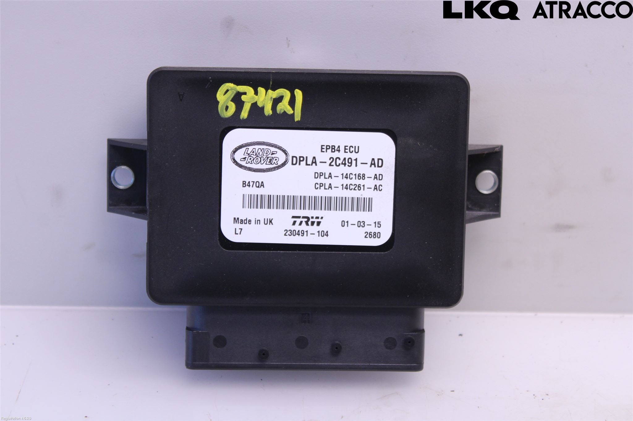 Land Rover Range - Parking brake Module / control box (EPB) Range