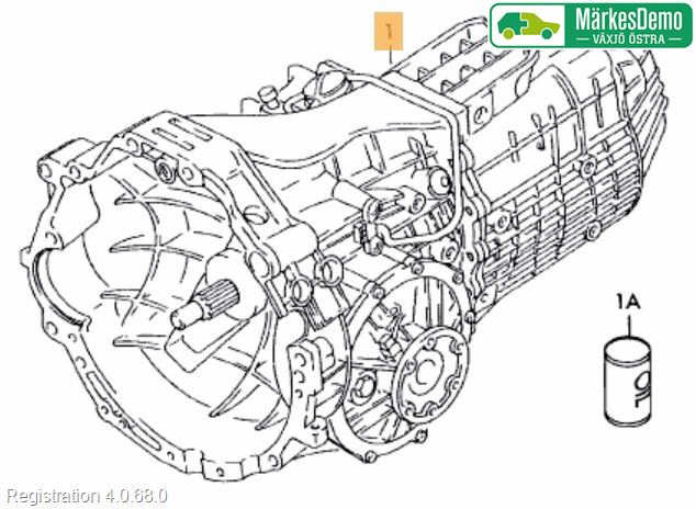 Gear-box manual VW PASSAT (3B3)