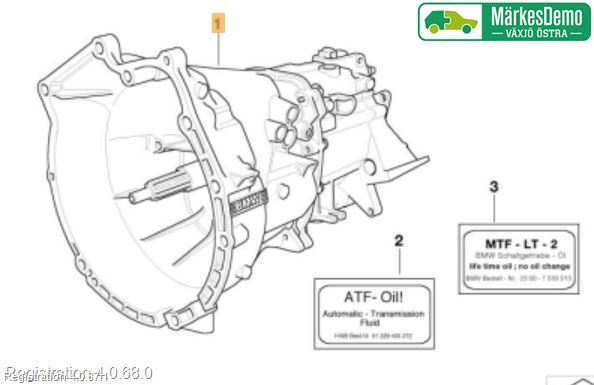 Schaltgetriebe BMW 5 (E34)