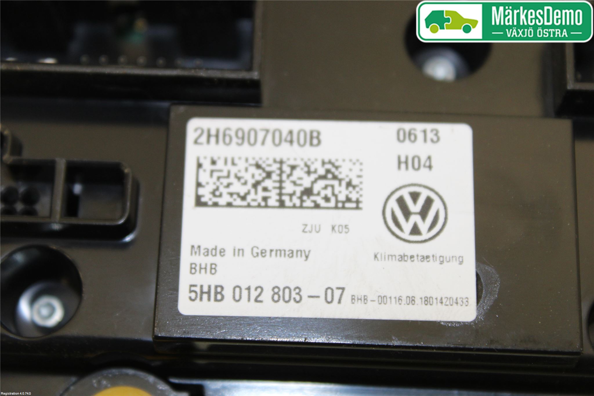 Unidad de control climatizador ORIGINAL VW AMAROK (2HA, 2HB, S1B, S6B, S7A, S7B) 2019 - Imagen 3 de 3