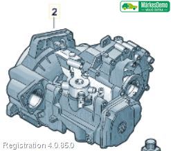 Versnellingsbak manuel VW CADDY III Box (2KA, 2KH, 2CA, 2CH)