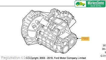 Gear-box manual FORD S-MAX (WA6)