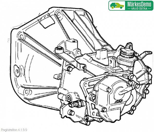 Automatic gearbox FIAT DOBLO Box Body/Estate (263_)