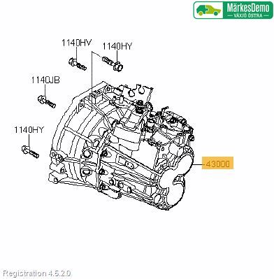 Schaltgetriebe HYUNDAI SANTA FÉ II (CM)