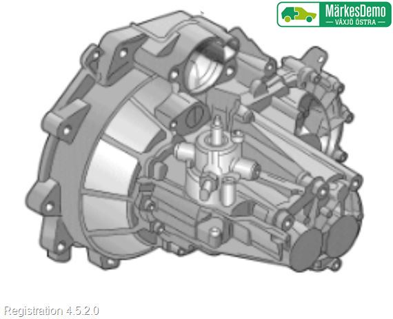 Girkasse manuel VW UP (121, 122, BL1, BL2, BL3, 123)
