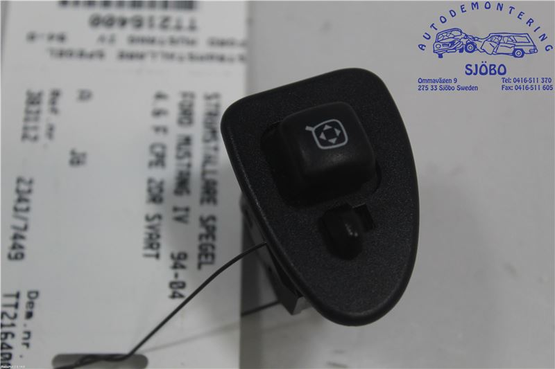 Lusterka boczne – pokrętło przełącznika regulacji FORD USA MUSTANG Coupe (C)