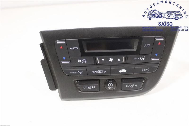 AC control unit HONDA CIVIC IX (FK)
