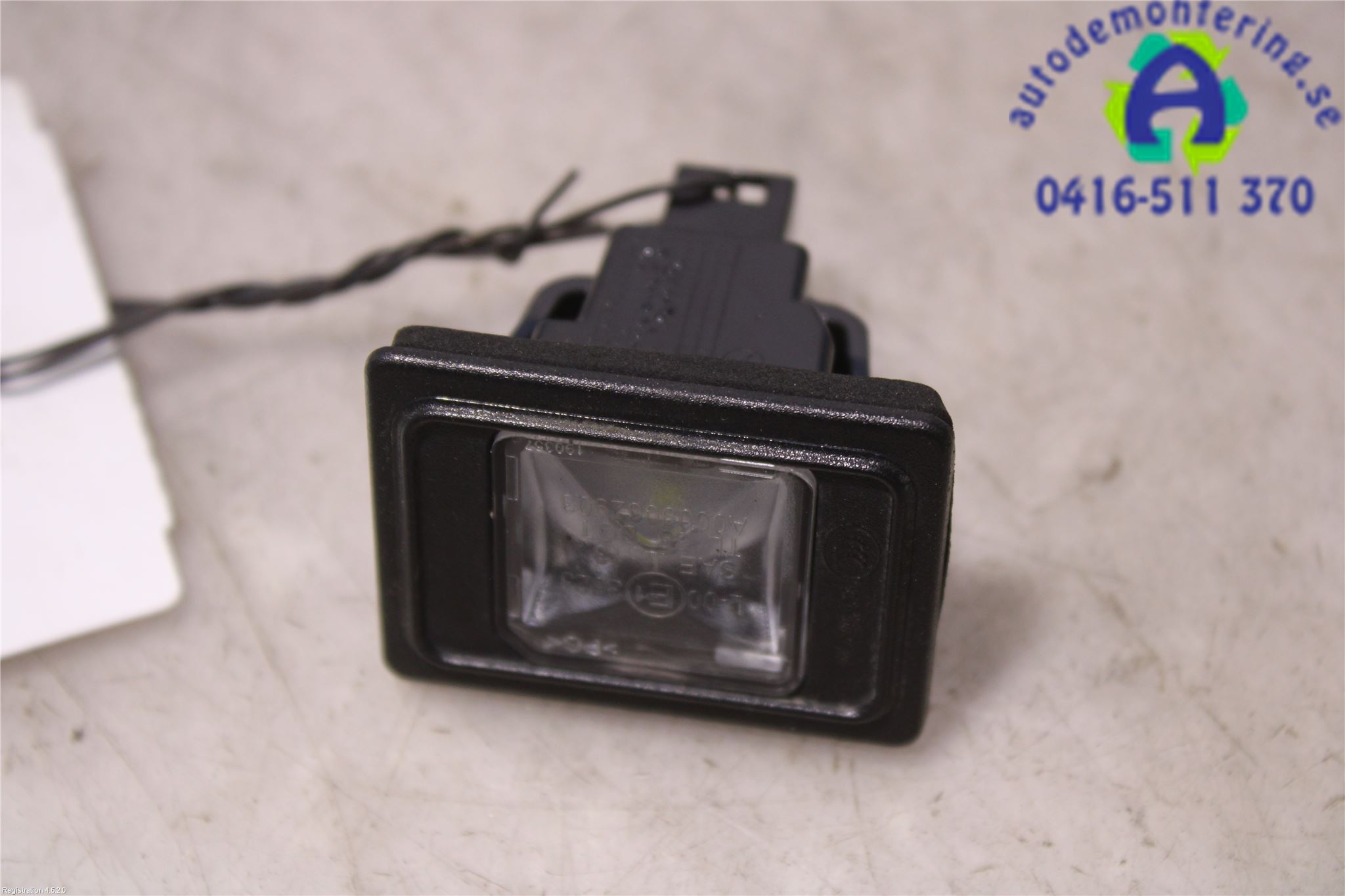 Nummerplade - lygte MERCEDES-BENZ GLC (X253)