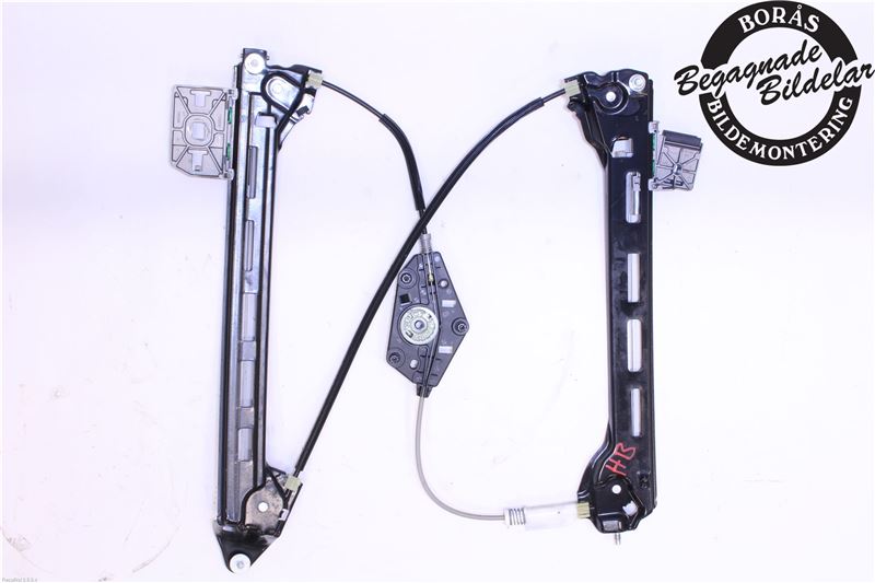 Window lifting mechanism without motor
