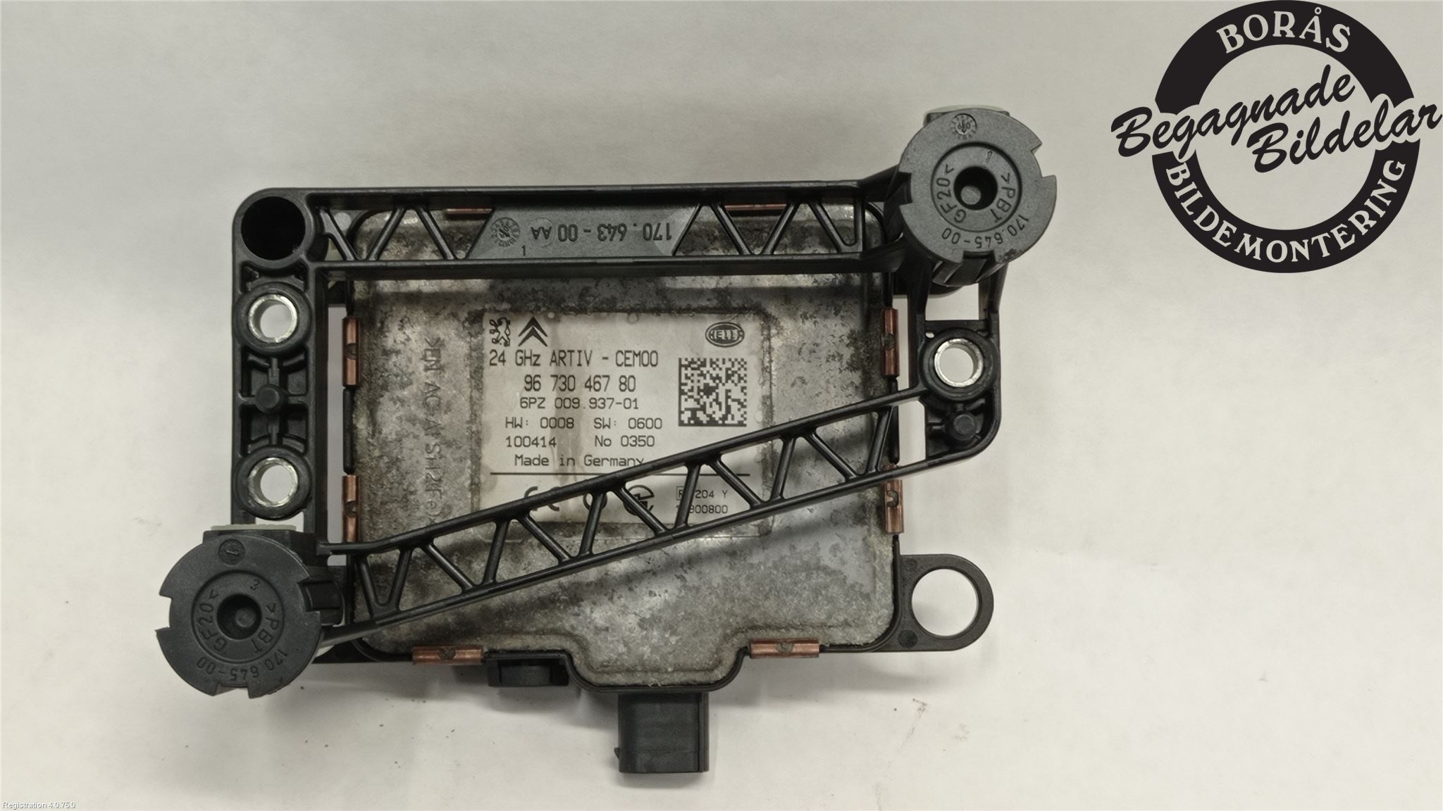 Peugeot 3008 MPV (0U_) sensor radar 16 111 742 80