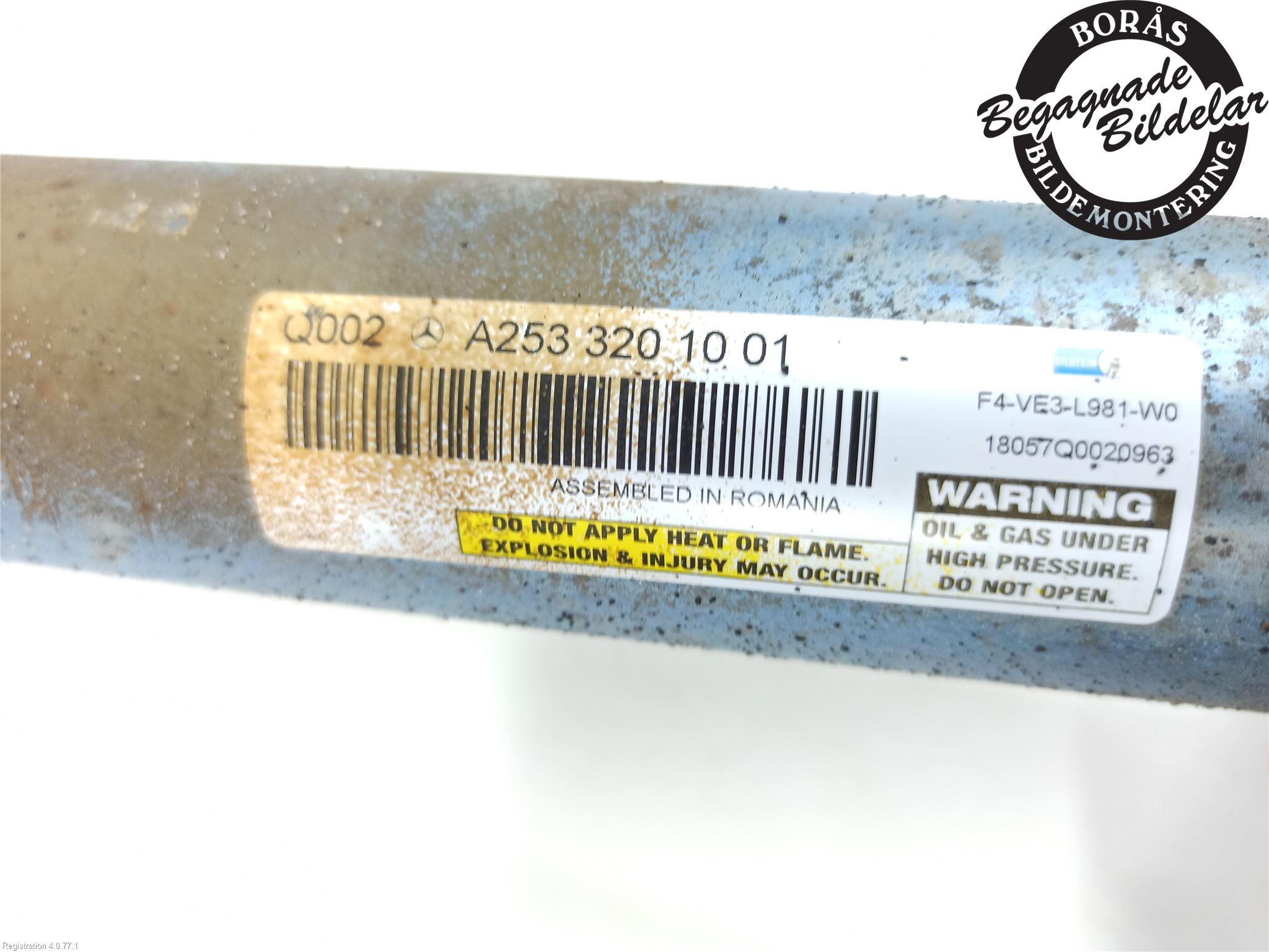 thumbnail image 2 of Genuine Mercedes-Benz GLC X253 Rear Shock Absorber – A2533201301 (Used) 2 of 6