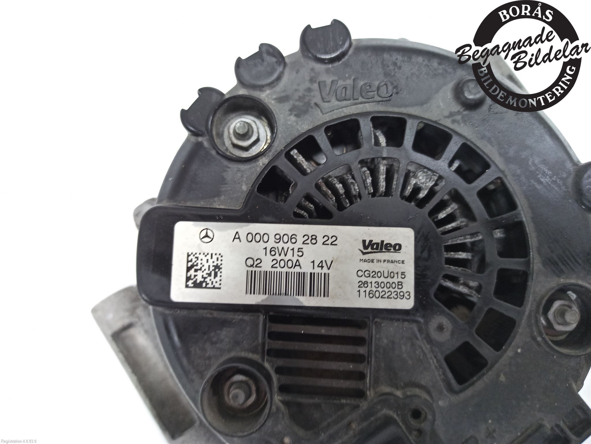 Mercedes-Benz C-CLASS (W205) Alternator A0009062822, A 000 906 28