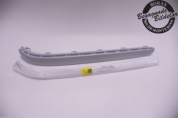 Rear bumper trim bar molding