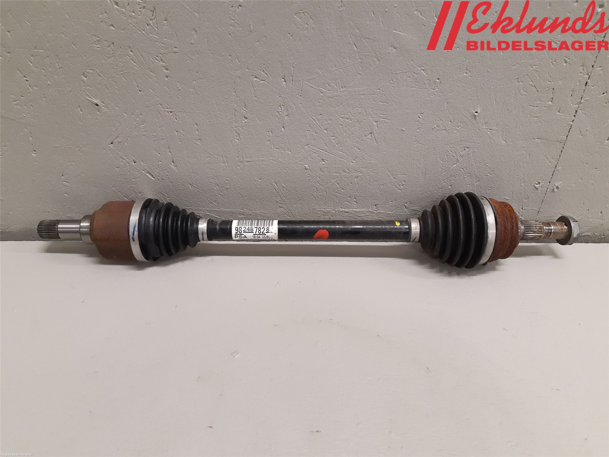 Peugeot 2008 II (U_) Drive shaft - front 9824878280, 98 248