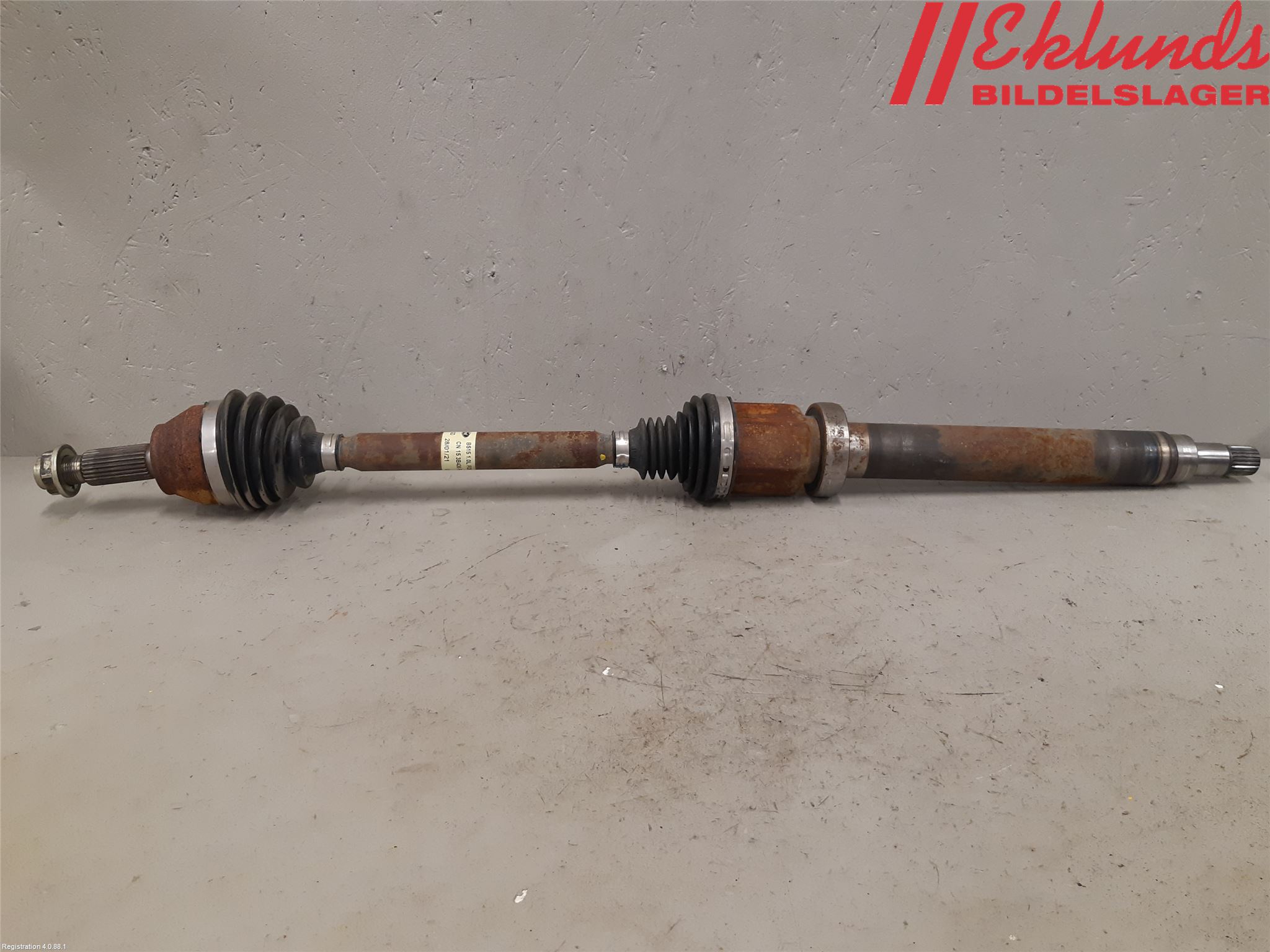 Ford ECOSPORT Drive shaft - front 1806083, CN153B436FC