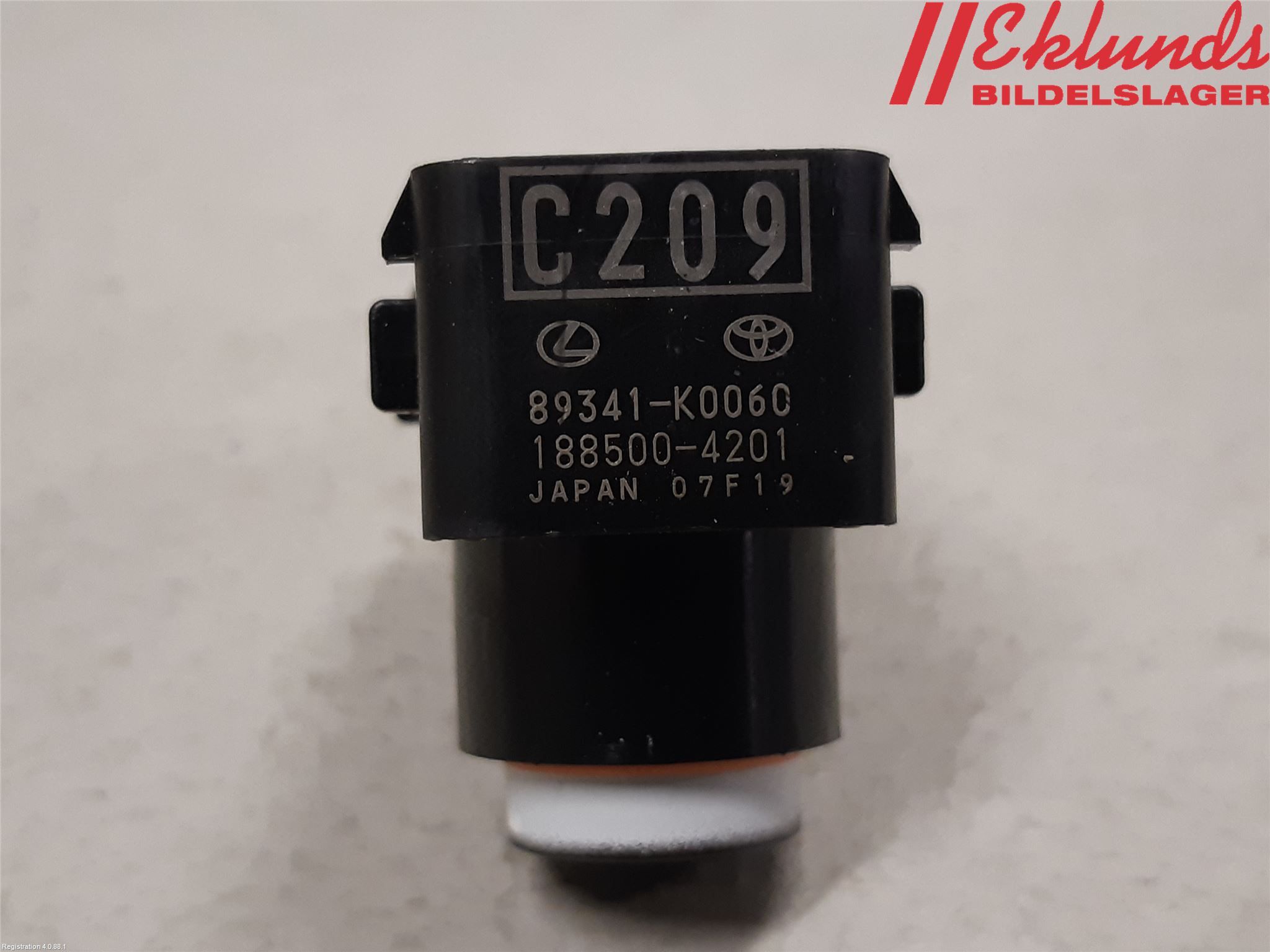 Toyota AYGO X (_B7_) Parking sensor rear 89341-K0060, 89341-K0060-C2 ...