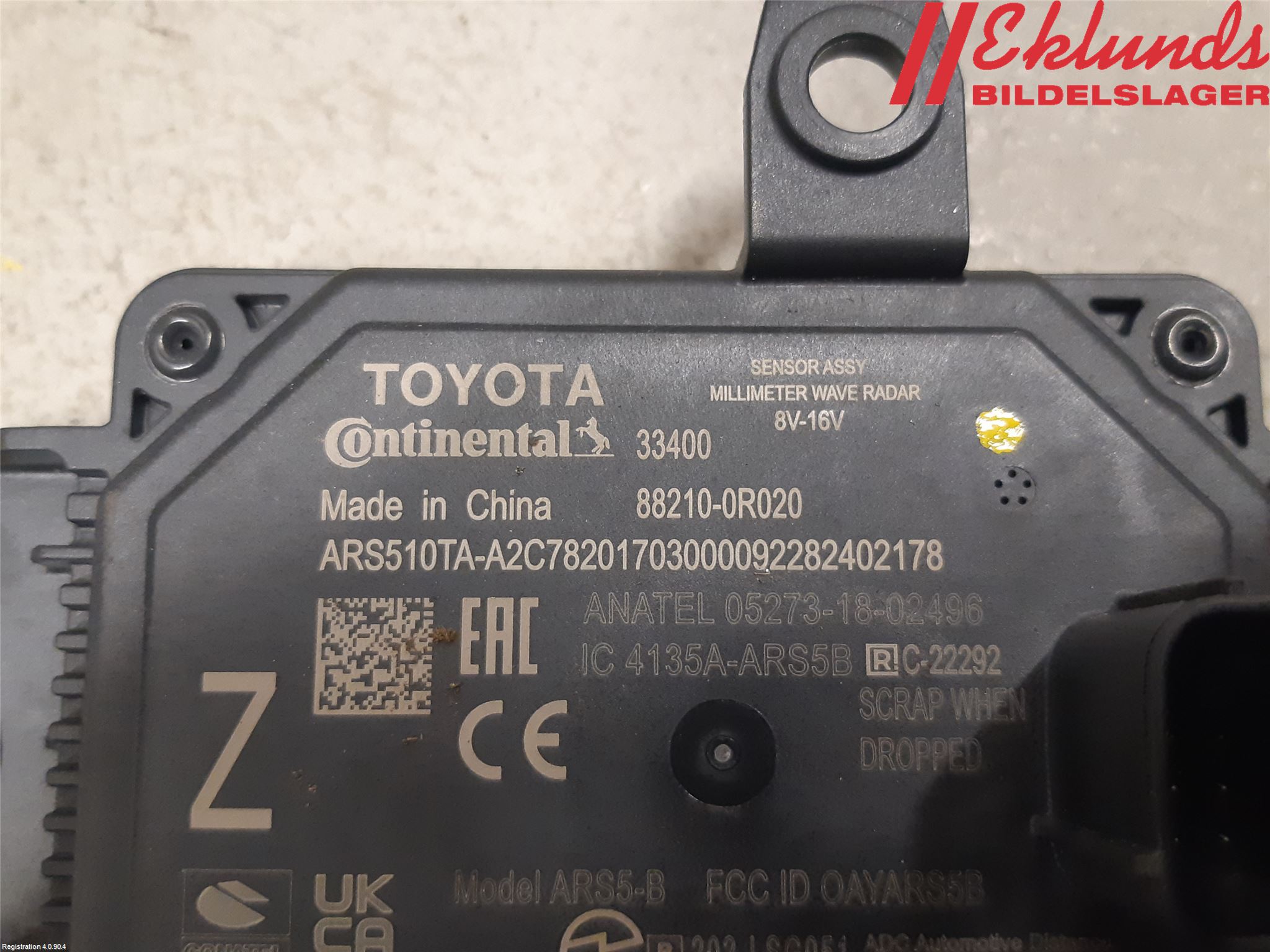 Toyota RAV 4 V (_A5_, _H5_) sensor radar 88210-0R020, 882100R020