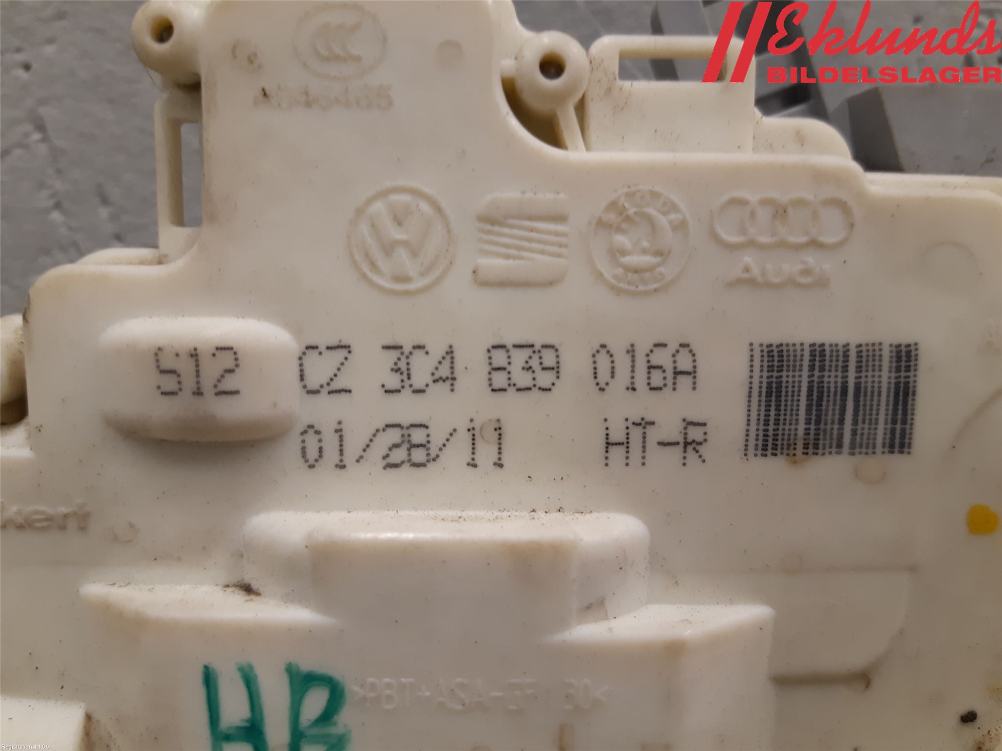AUTO-PALPAL Autista della serratura della portiera dell'auto 3B4839016 3B4839016A 3B4839016M 3B4839016AE 3B4839016AL 5Z4839016 Rear Right