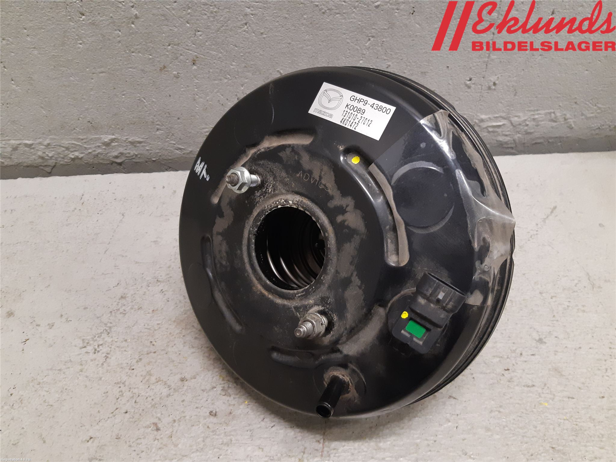 Mazda 6 Saloon (GJ, GL) Brake - booster GHY94380ZC, GHP943800