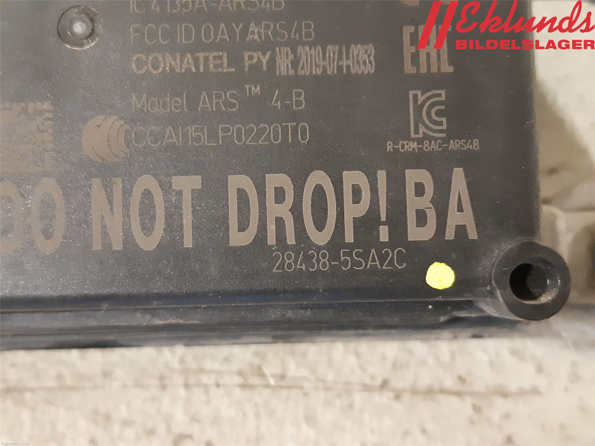 Nissan LEAF (ZE1_) sensor radar 284385SA2C, 284386WK2C, 28437+E