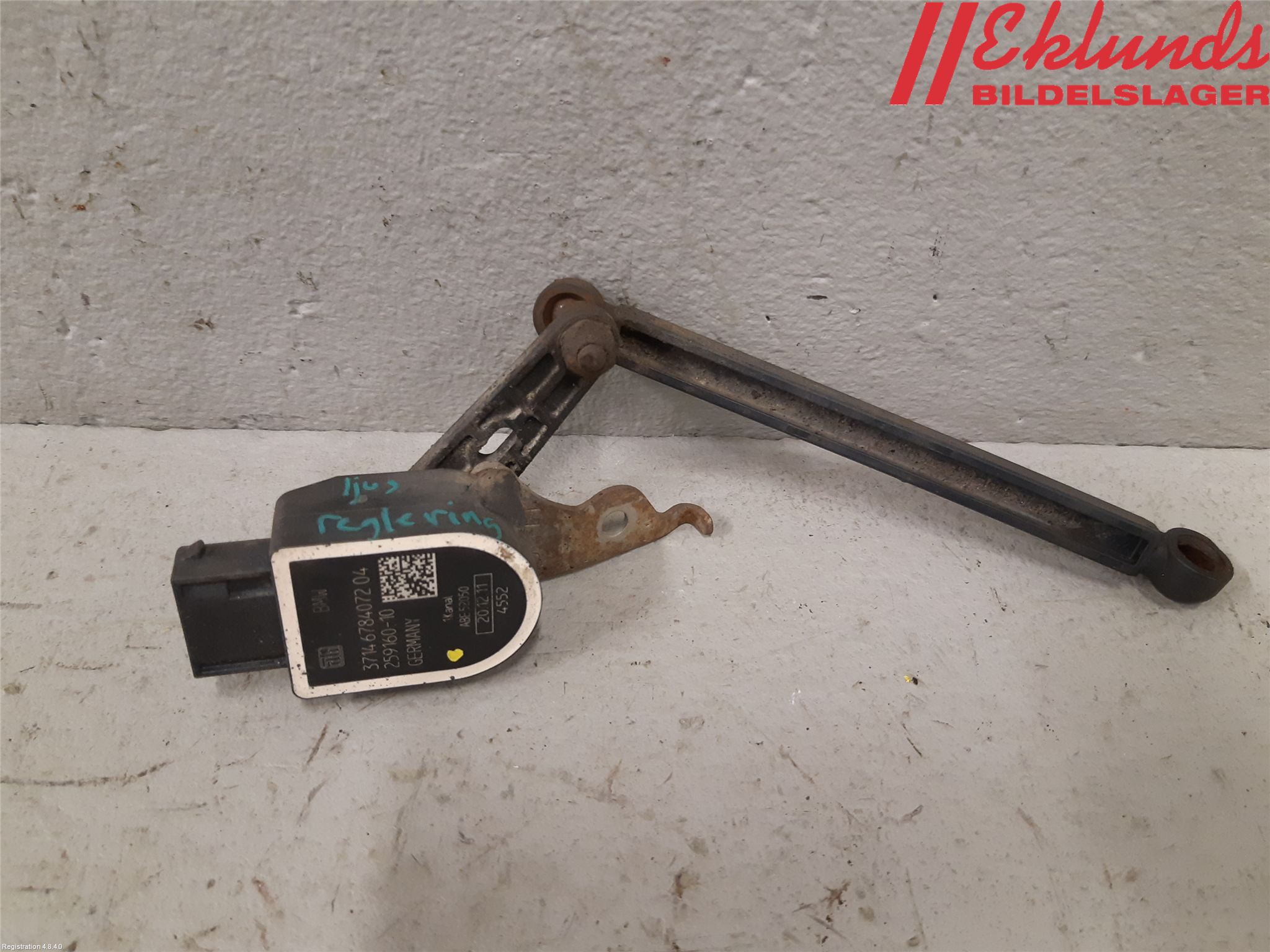 BMW 1 (F20) Sensor, Headlight range adjustment 25916010