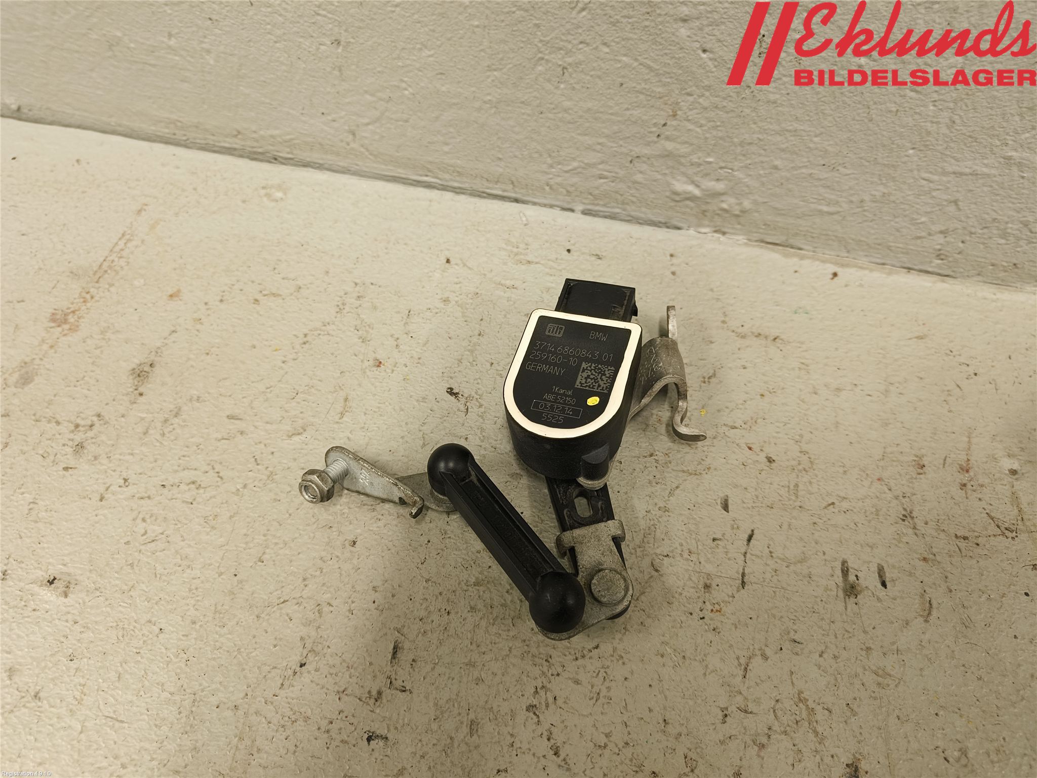 3714-6860843-01: Sensor, Headlight range adjustment, Switch