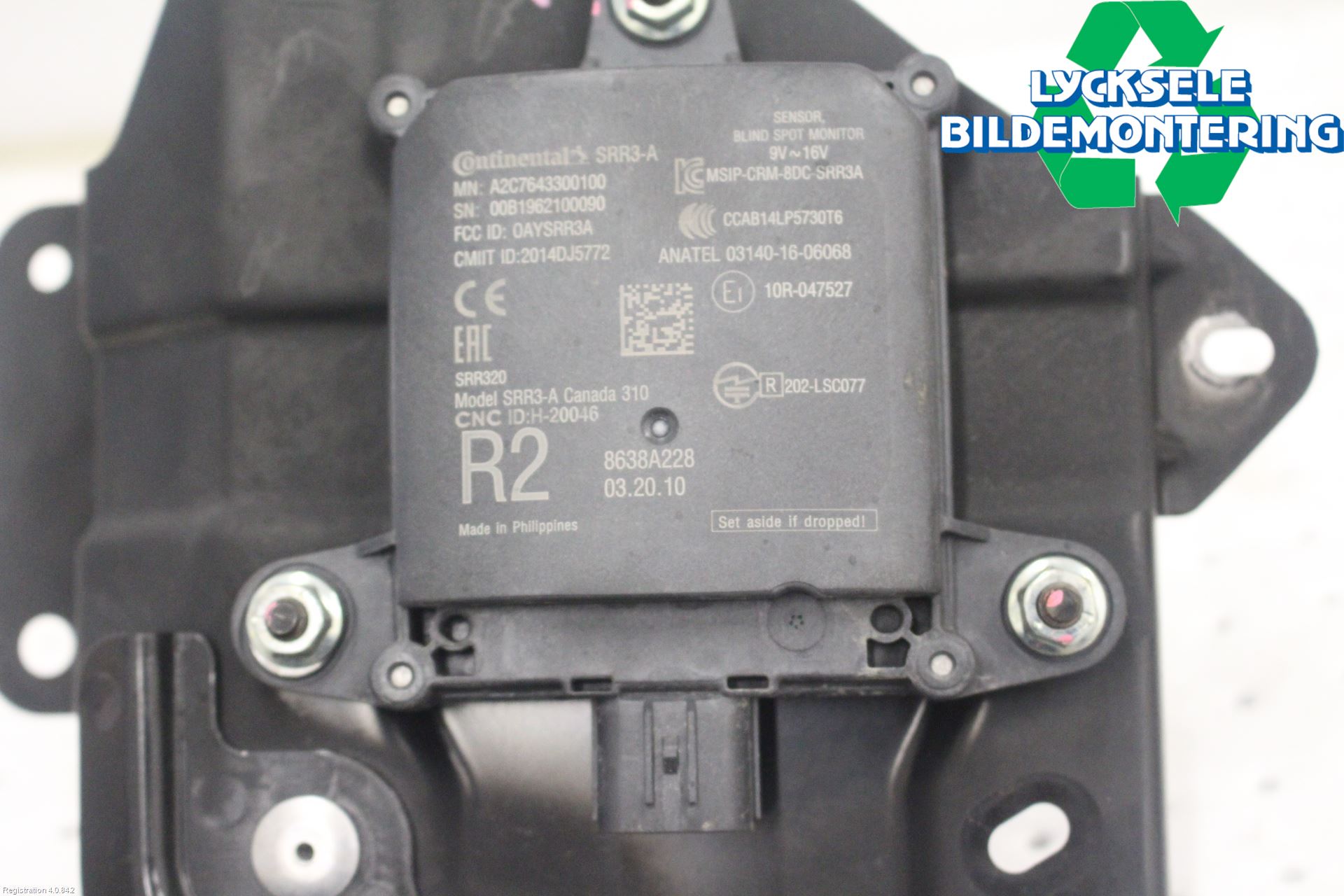 Mitsubishi OUTLANDER III (GG_W, GF_W, ZJ, ZL, ZK) sensor radar