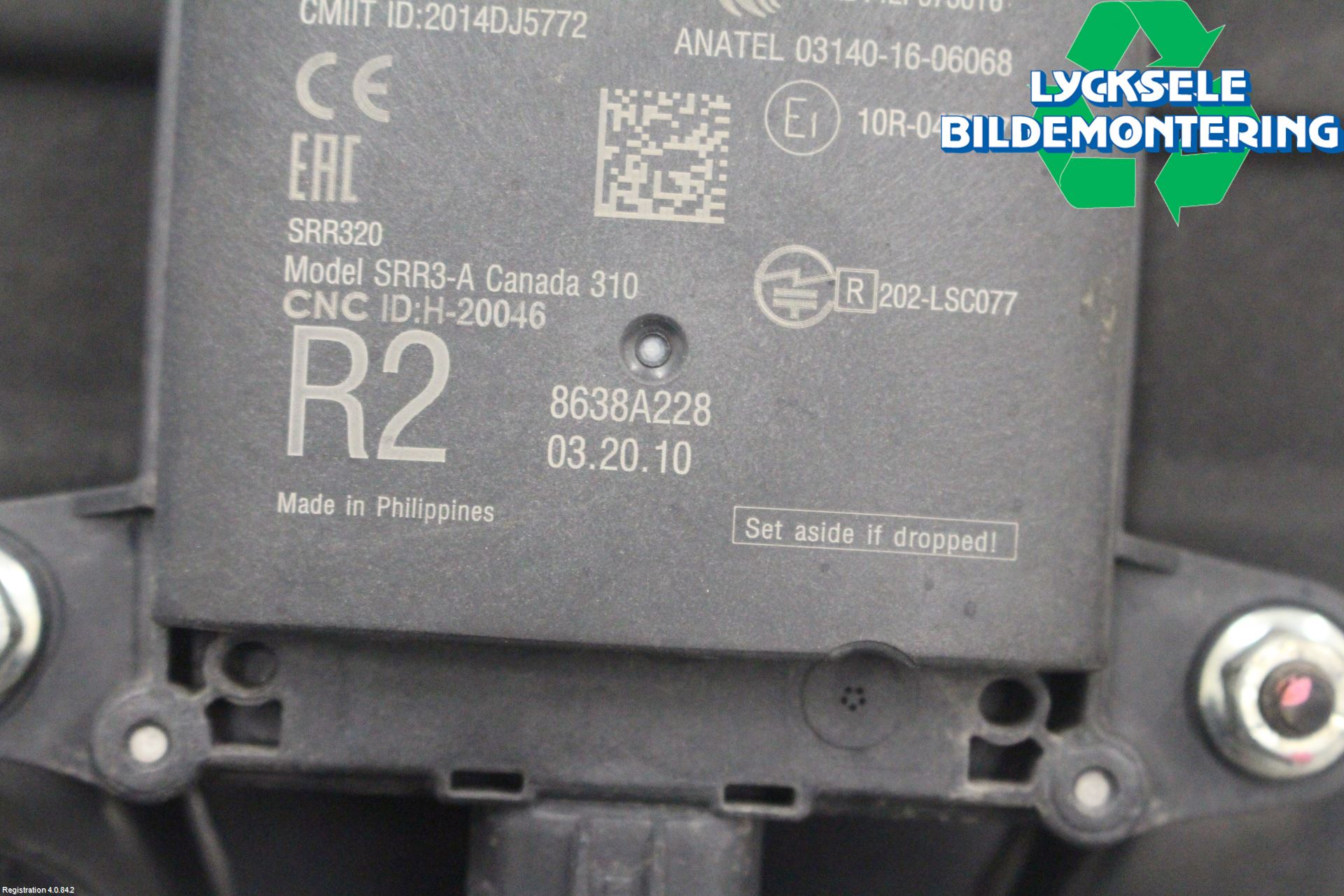 Mitsubishi OUTLANDER III (GG_W, GF_W, ZJ, ZL, ZK) sensor radar