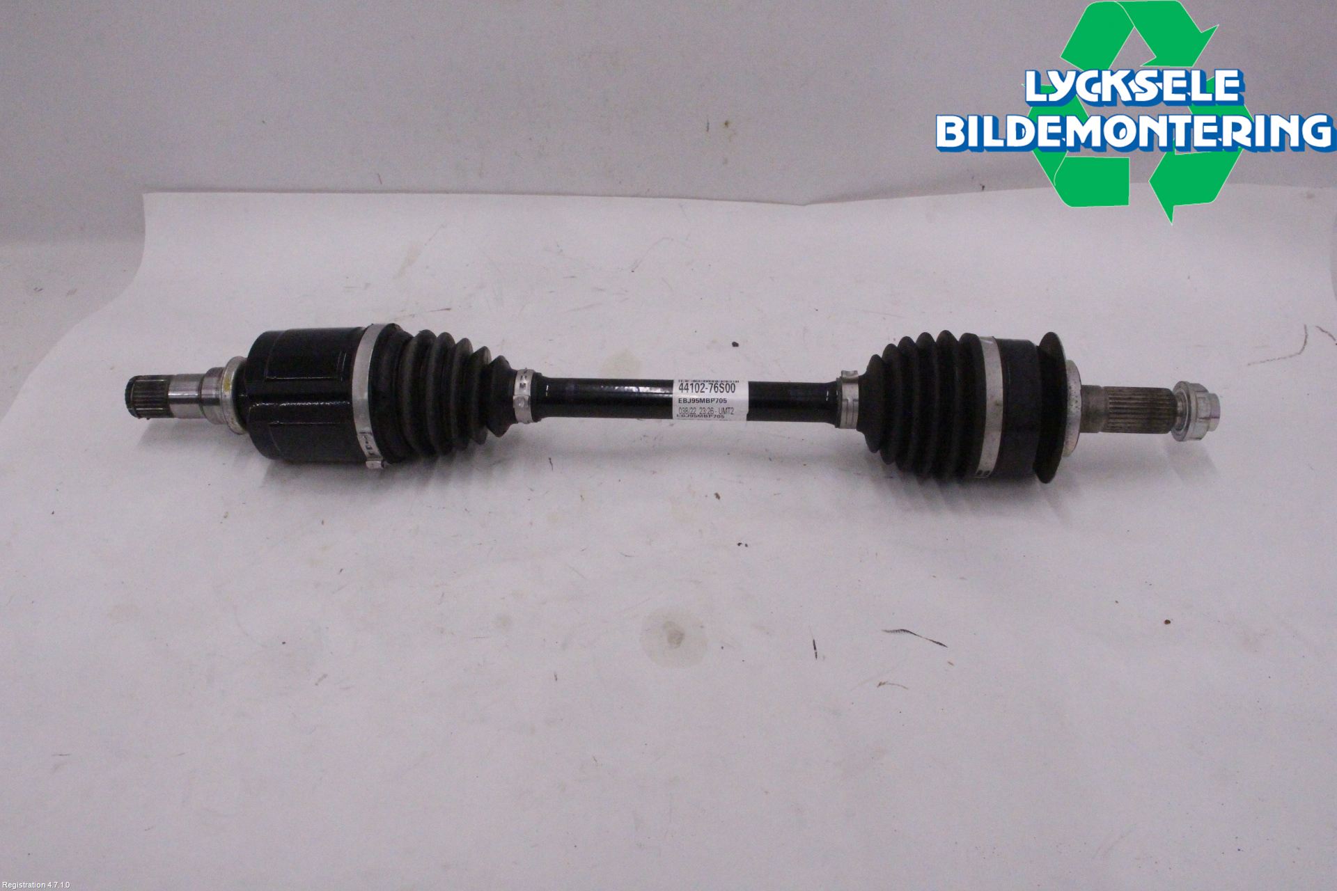 Suzuki VITARA (LY) Drive shaft - front 4410254P11, 4410276S00