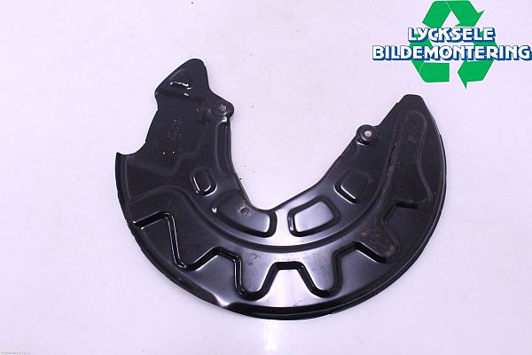 Brake disc dust cover plates