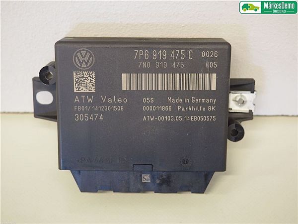 Pdc control unit (park distance control) VW TOUAREG (7P5, 7P6)