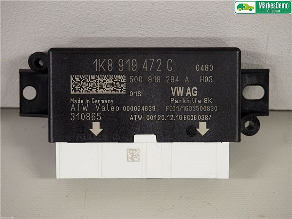 Pdc kontrollenhet (parkeringsavstandskontroll ) VW SHARAN (7N1, 7N2)