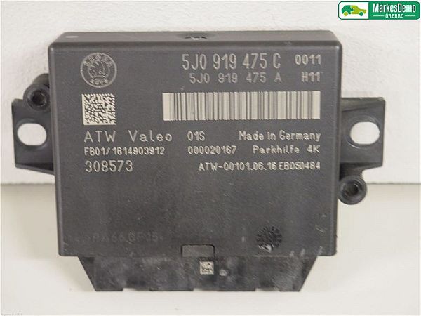 Pdc kontrollenhet (parkeringsavstandskontroll ) SKODA YETI (5L)